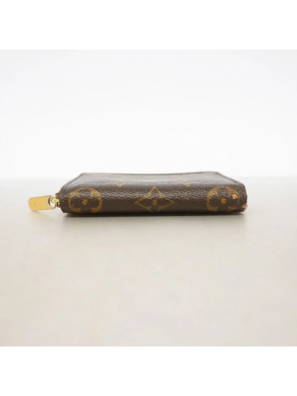 Louis Vuitton Coin Case Monogram Zippy Purse Brown